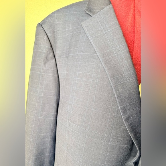 Tommy Hilfiger Blue Plaid Suit - Picture 4 of 9